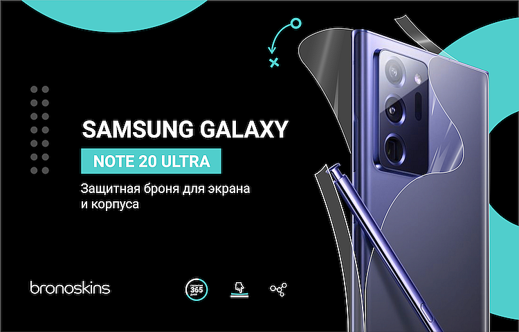 Броня Samsung Galaxy Note 20 & Note 20 Ultra