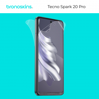 Защитная бронированная пленка на Tecno Spark 20 Pro