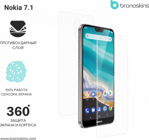 Nokia 7.1 Защитная броня экрана и корпуса