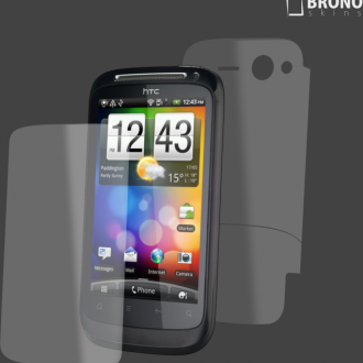 Защитная бронированная пленка на HTC Desire S