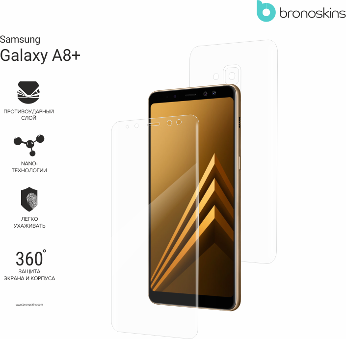 Samsung Galaxy A8+ (SM-A730) Защитная броня экрана и корпуса Samsung Galaxy A8+ (SM-A730) Защитная броня экрана и корпуса