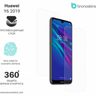 Защитная бронированная пленка на Huawei Y6 2019