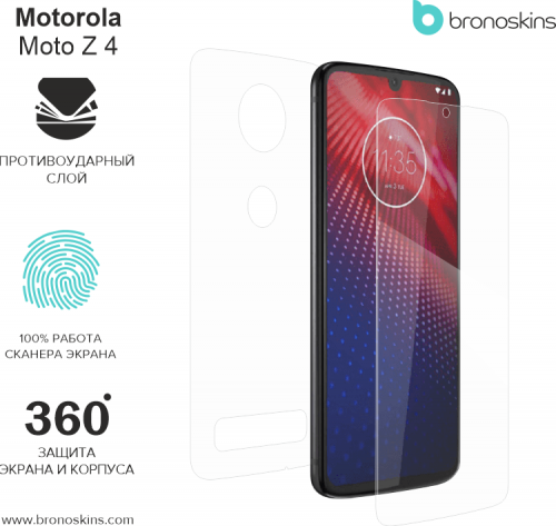 Защитная броня экрана и корпуса Motorola Moto Z4