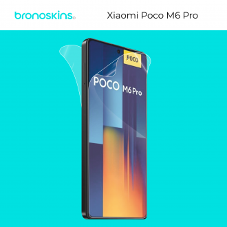 Защитная бронированная пленка на Xiaomi Poco M6 Pro