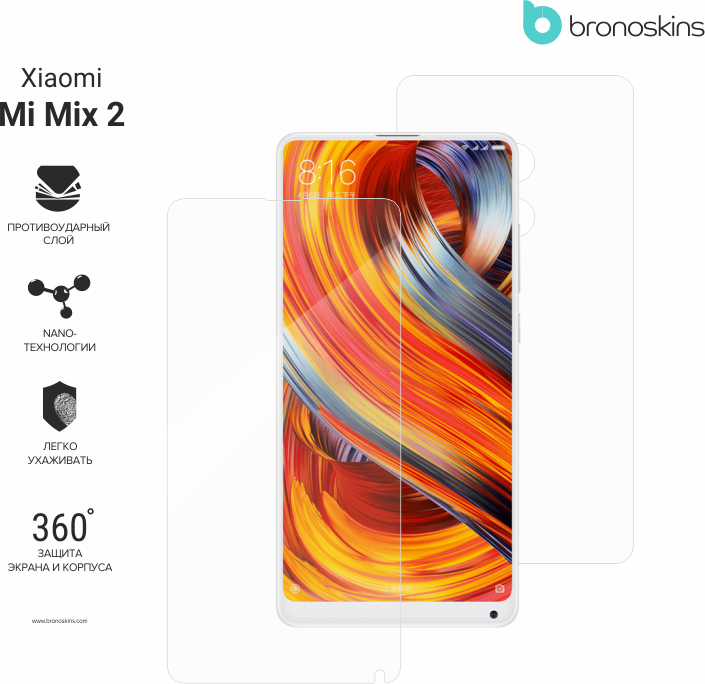 Защитная Броня Xiaomi Mi Mix 2 Защитная Броня Xiaomi Mi Mix 2
