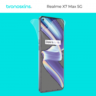Защитная бронированная пленка на Realme X7 Max 5C