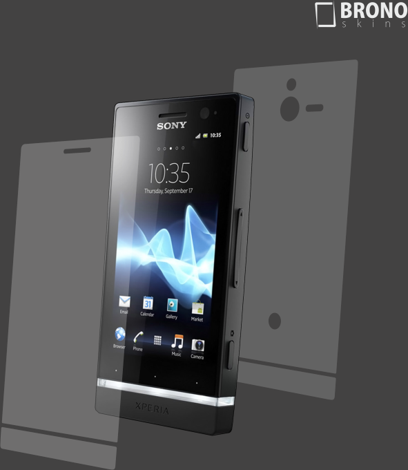 Пленка для Sony Xperia U Броня для Sony Xperia U