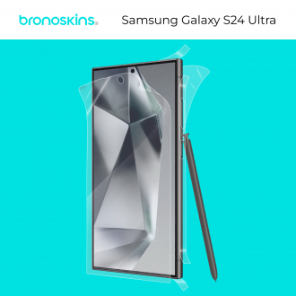 Защитная бронированная пленка на Samsung Galaxy S24 Ultra