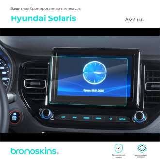 Защитная пленка мультимедиа Hyundai Solaris 2022