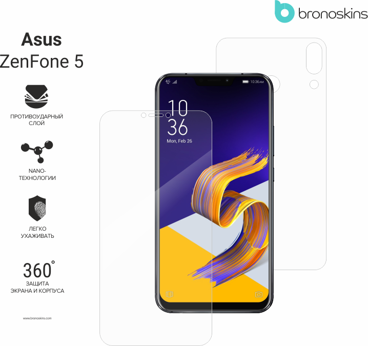 Защитная броня экрана и корпуса Asus Zenfone 5z Защитная броня экрана и корпуса Asus Zenfone 5z