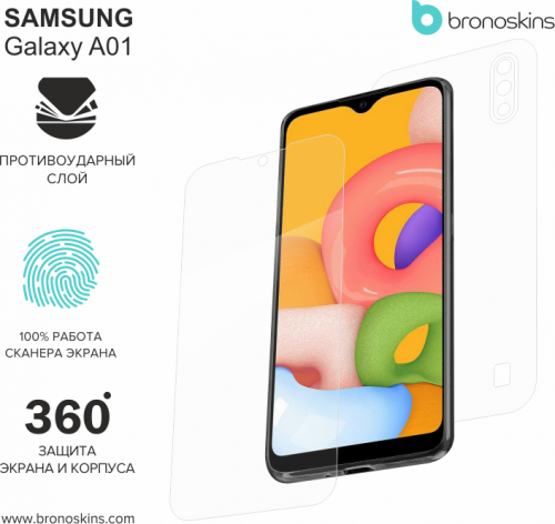 Samsung Galaxy A01 Защитная броня экрана и корпуса
