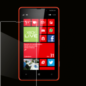 Защитная бронированная пленка на Nokia Lumia 820