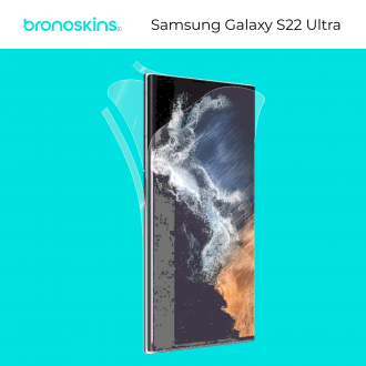 Защитная бронированная пленка на Samsung Galaxy S22 Ultra